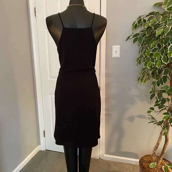 June & Hudson Dress Black Asymmetrical Cocktail Dress - Large - Picture 8 of 10